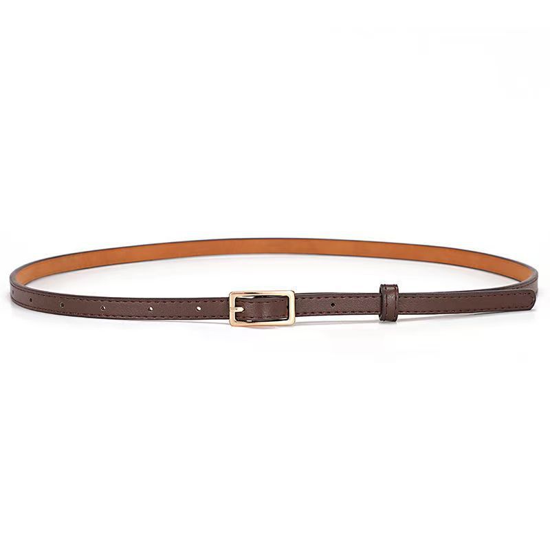 Sleek Style Korean Fashionable Little Girls Minimalist Dressy Pants Belt