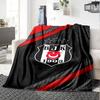 Coperta in Flanella con Stampa Beşiktaş Alta Qualità Calda Confortevole Coperta per Tutte le Stagioni Perfetta per Regali Decorazione per la Casa