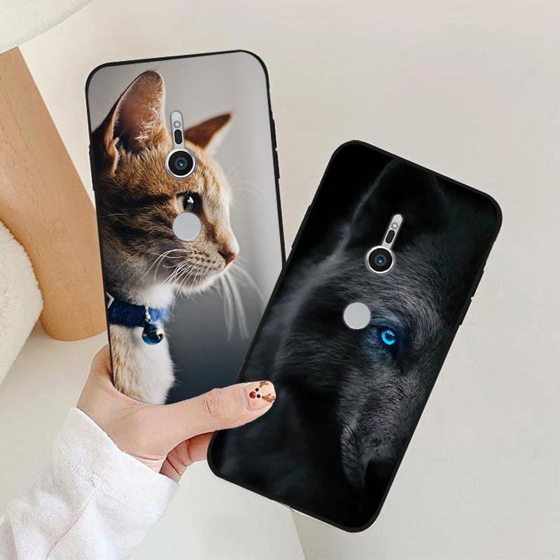 For Sony Xperia XZ1 XZ2 XZ4 Phone Case astronaut Cartoon Silicone Back Cover For Sony XZ2 XZ 4 2 1 X XA2 XA3 Plus Funda Coque