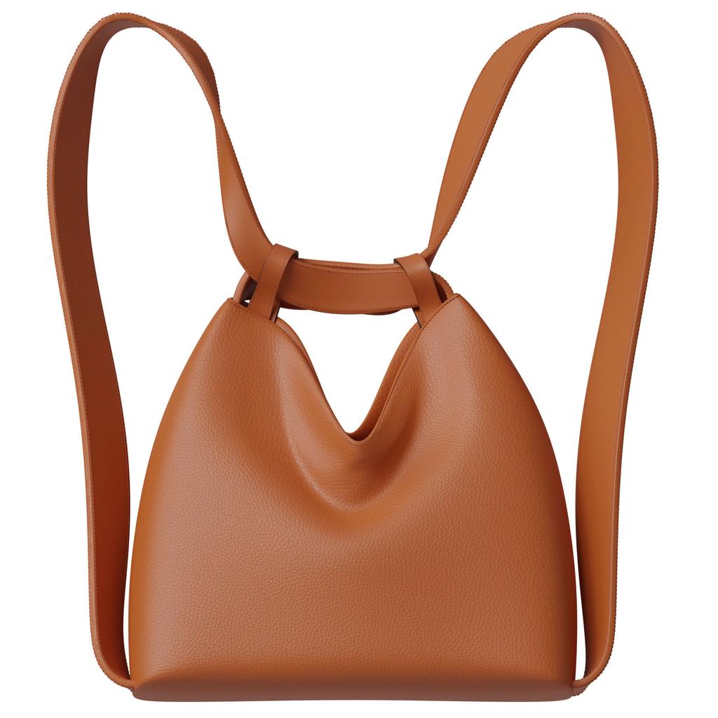 Elegante Damen Schultertasche mit Rucksackfunktion