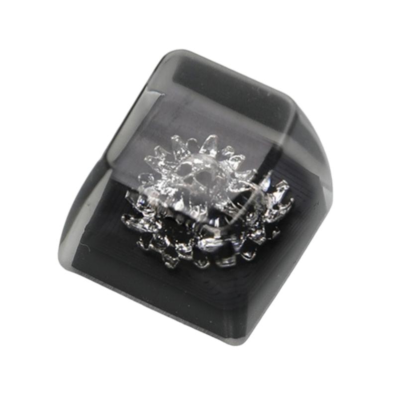 Artisans Dark Series Resins Keycaps With Glowing Effect AntiWear Key Top For Mechanical Keyboards