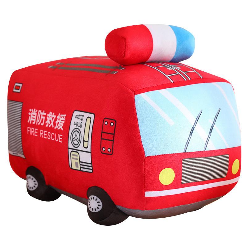 Fire Fire Truck Extinguisher Plush Toy Cute Firefighter Doll Kids Birthday Gift
