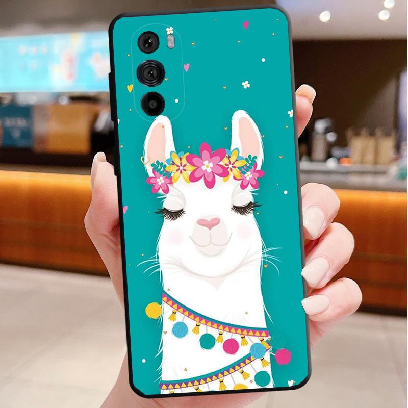 Lama Alpacas Animal Phone Case For Motorola Edge 60 50 40 Pro 60 50 40 30 Ultra Neo Fusion Moto G Play G Stylus G Carcasas