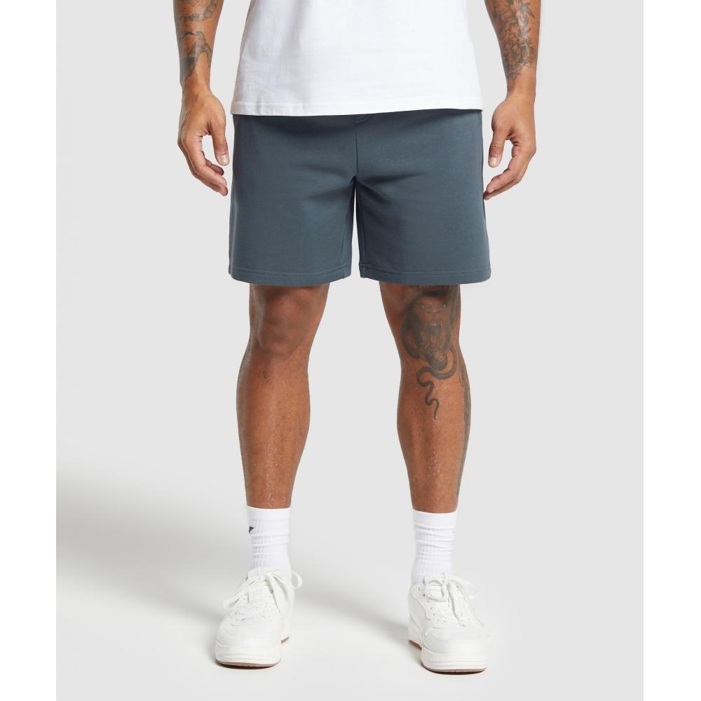 

Gymshark Rest Day Essentials 7 Shorts Titanium Blue A3a9i Ucmq XS