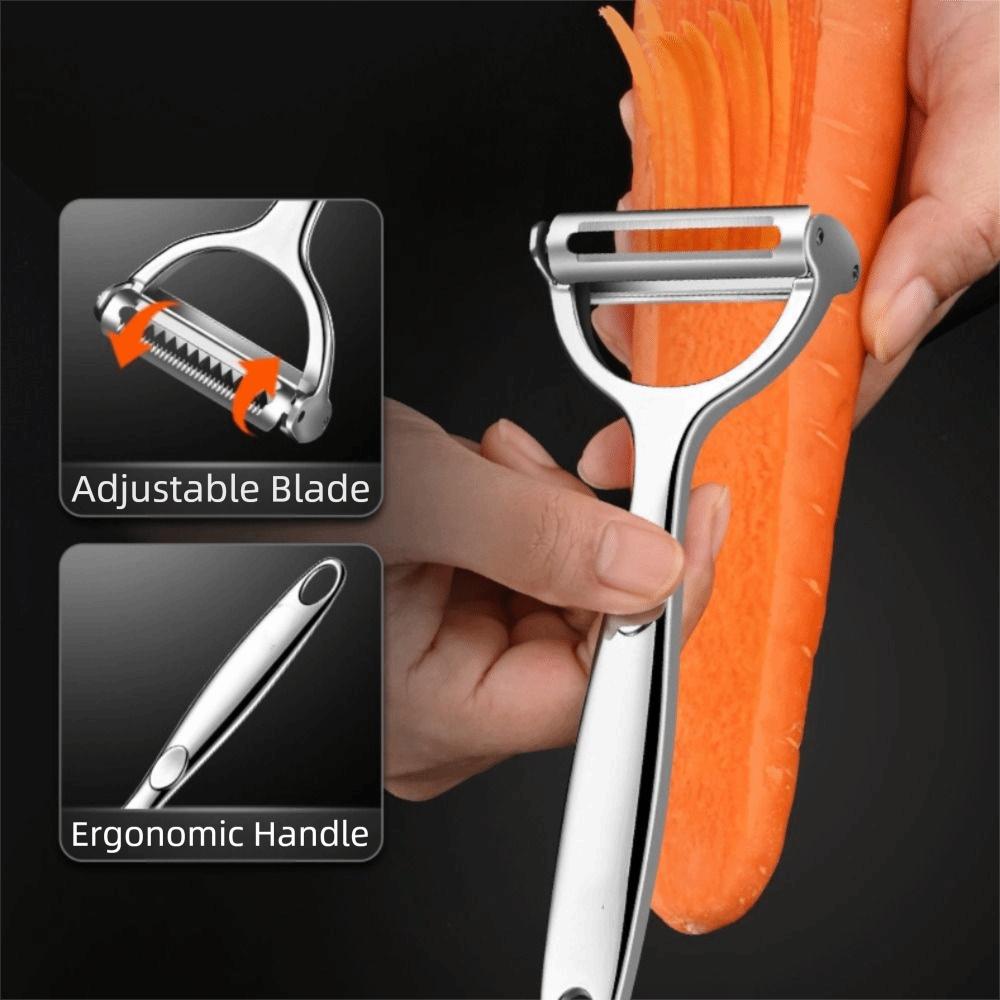 2 in 1 Vegetable and Fruit Peeler Stainless Steel Kitchen Planer Vegetable Grater  Tomatoes