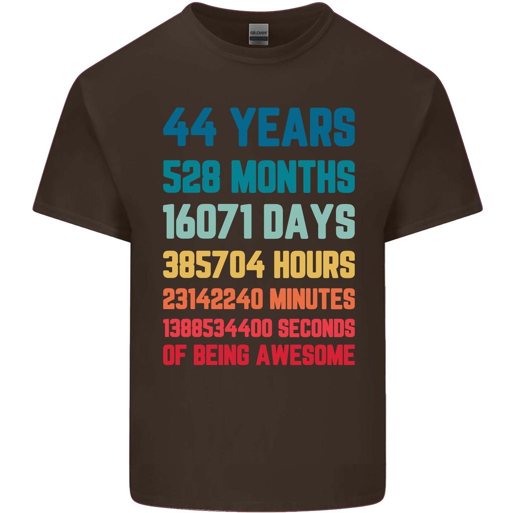 44th Birthday 44 Year Old Unisexs Light Cotton TShirt