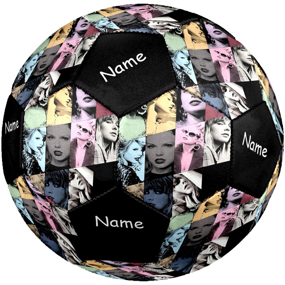 Custom Name Taylor Swift Theme Size 5 Soccer Ball, Suitable for Both Indoor and Outdoor Matches, a Gift Suitable for Everyone.