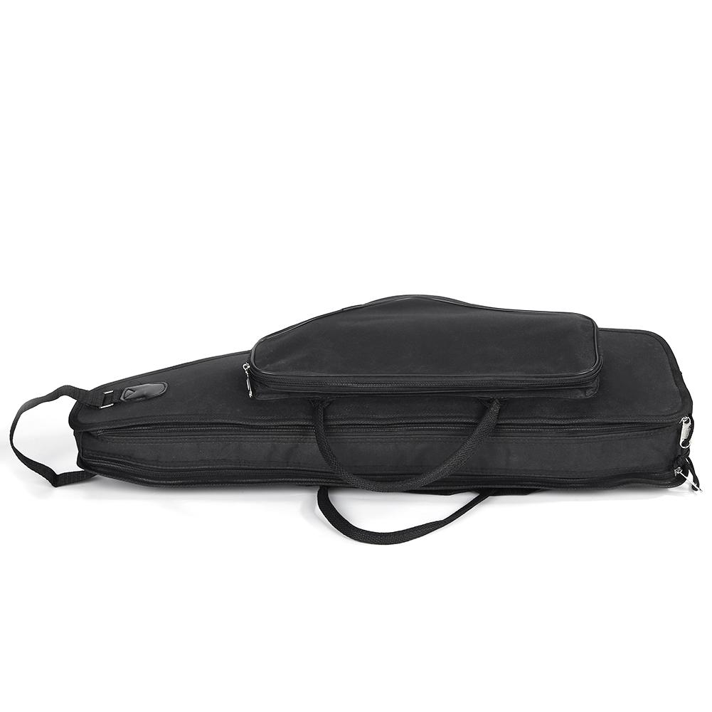 Universal Alto Saxophone Waterproof Oxford Cloth Bag Case Backpack Handbag with Double Shoulders Elegant and Durable Black