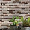 Self-adhesive Mosaic Wall Tiles 3D Gel Faux Stickers, Easy Peel & Stick Backsplash Tile Background Decoration Vintage Brick Wallpaper for Kitchen,
