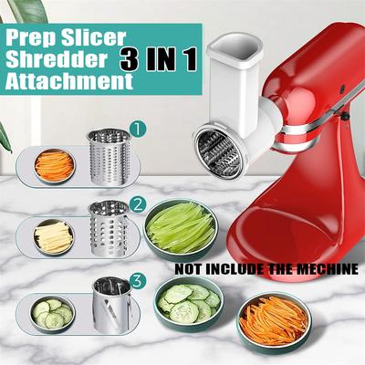 Prep Slicer And Shredder Attachment for KitchenAid Stand Mixer Food Home Kitchen Kit