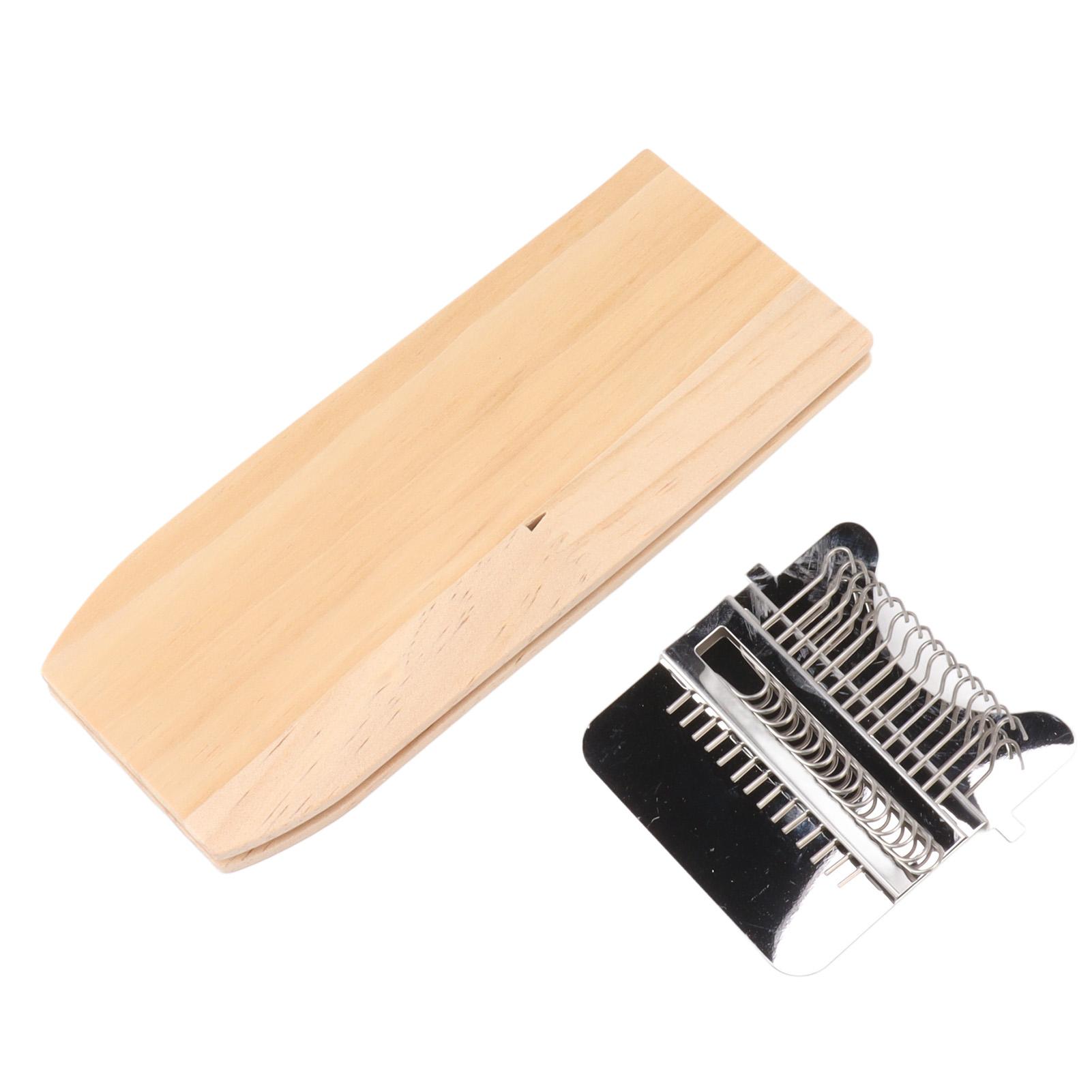 

Small Weaving Loom Kit Portable Mini Loom Machine DIY Weaving Repair Tool with 14 Hooks for Socks Clothes