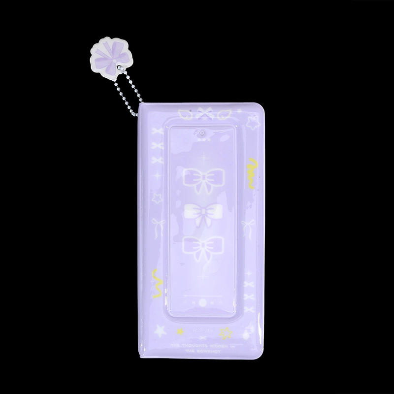 Elegant Photocard Binder Card Album With 4 Compartments Bowknot Pocket Small Cute Photo Album For Fans Boys Girls For Collecting And Organizing Cards