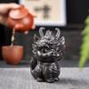 Miniature Dragon Statue Tea Pet Ornament Desktop Tea Decoration Tea Accessories for Farmhouse Office Garden Bookcase Apartment