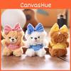 Bear Plush Bowknot Keychain Bag Pendant Animal Doll Toys Keyring Kids Gifts