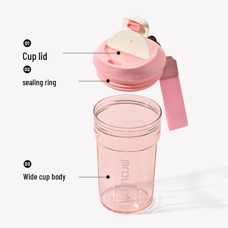 Shangqi Ins-Style Octagonal Plastic Portable Coffee Cup