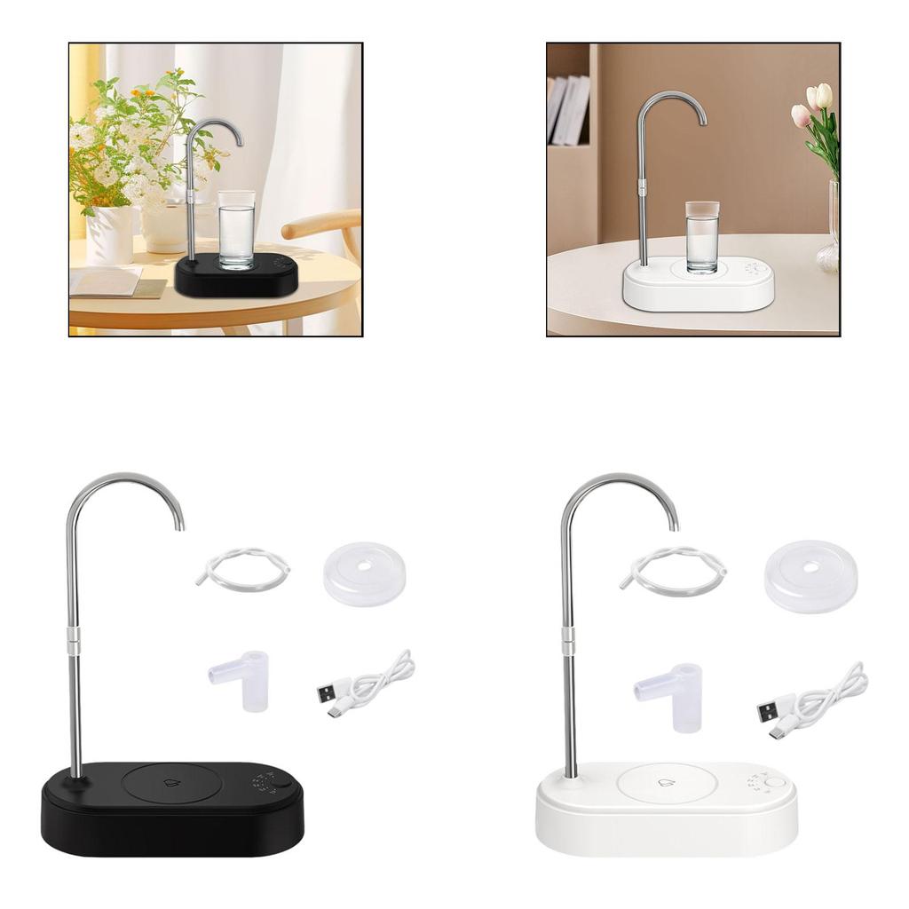 Desktop Water Bottle Dispenser Small Multipurpose Easy To Use Electric Water Jug Pump for Office Home Kitchen Camping Countertop