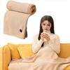 Washable Wearable USB Heating Blanket Foldable Electric Heating Pad Heated Throw Blanket Car