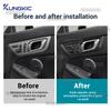 Carbon Fiber Door Handle Frame Sticker for Mercedes Benz SLK R172 2011-2016 SLC 2016-2020 Interior
