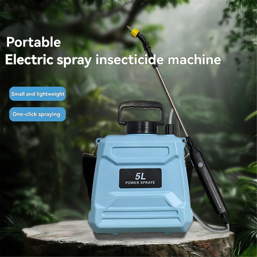 5L Electric Sprayer USB Rechargeable Electric Sprayer with 3 Atomising Nozzles and Adjustable Shoulder Strap Suitable for Lawn and Garden Watering Sp