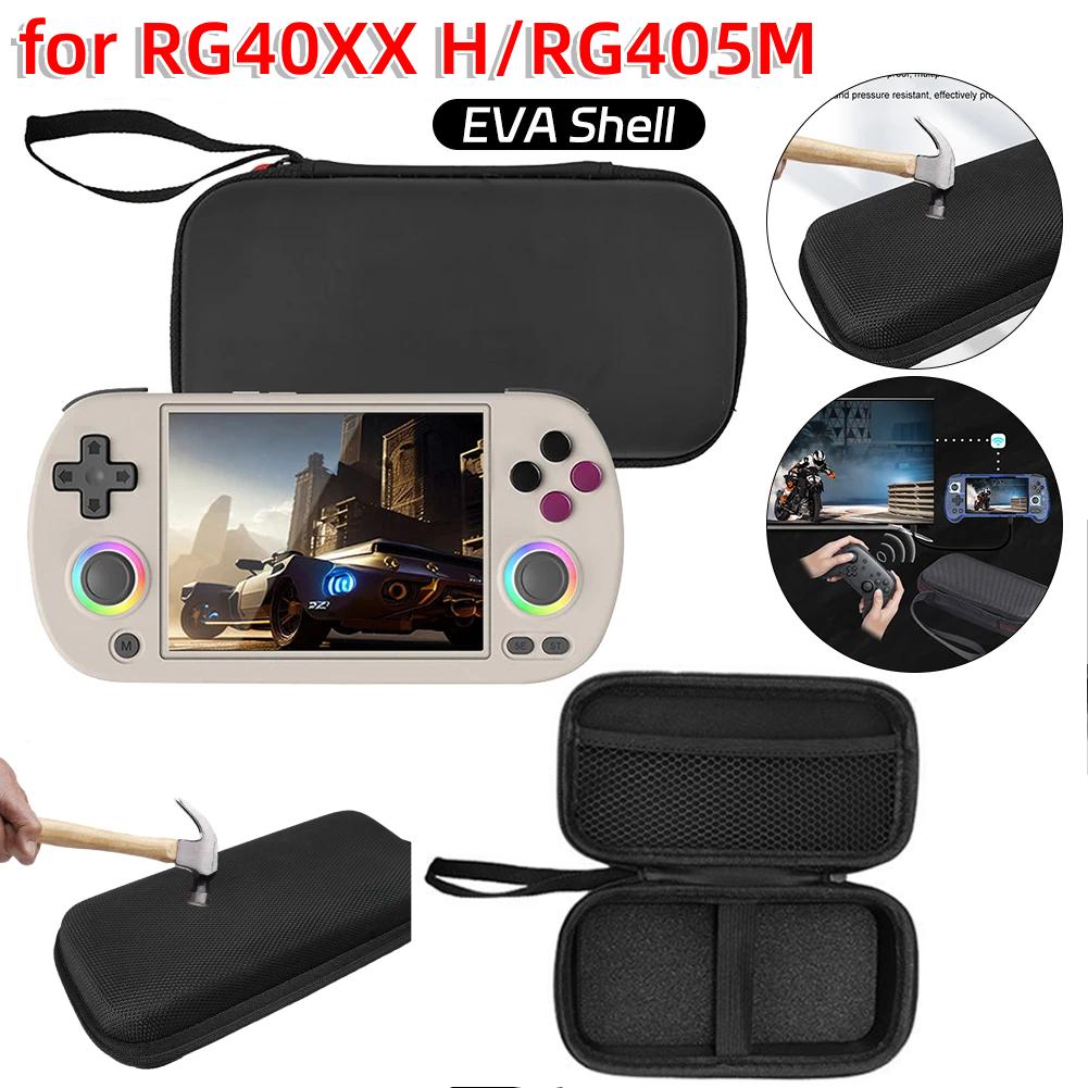 EVA Travel Protective Handbag Anti-scratch Shockproof Hard Shell Case Travel Carry Bag for anbernic RG40XX H/RG405M Game Console