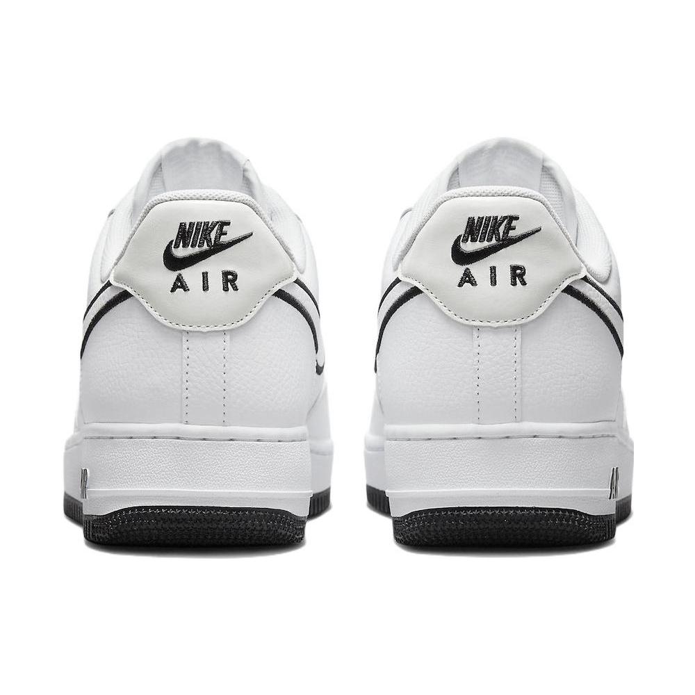 New Nike Air Force 1 Low '07 Embroidered Swoosh White Black FJ4211-100