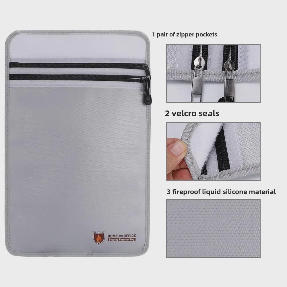 Top-Selling Fireproof and Waterproof Document Storage Bag for Valuable Files