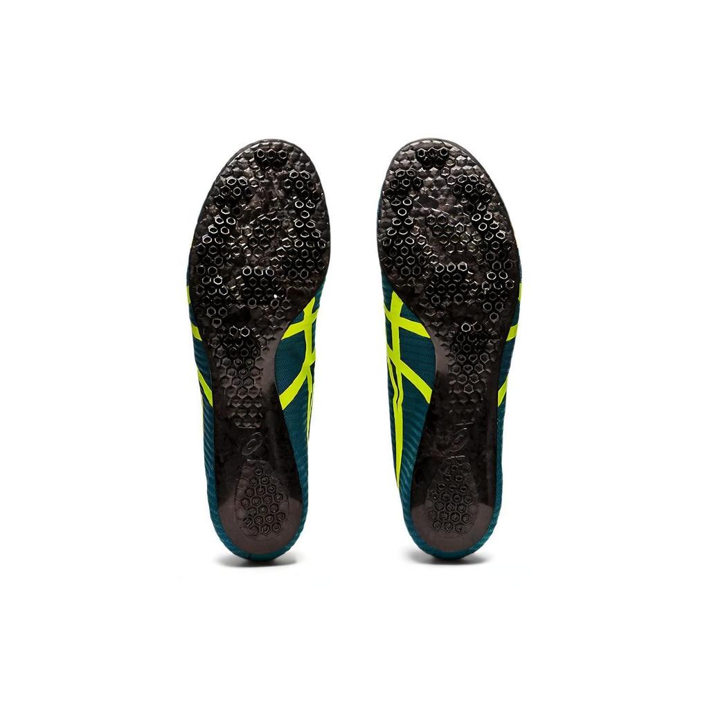 Asics Metasprint Fabric Low-Top Running Shoes Men sneaker Dark-Green Yellow 1093A160-300