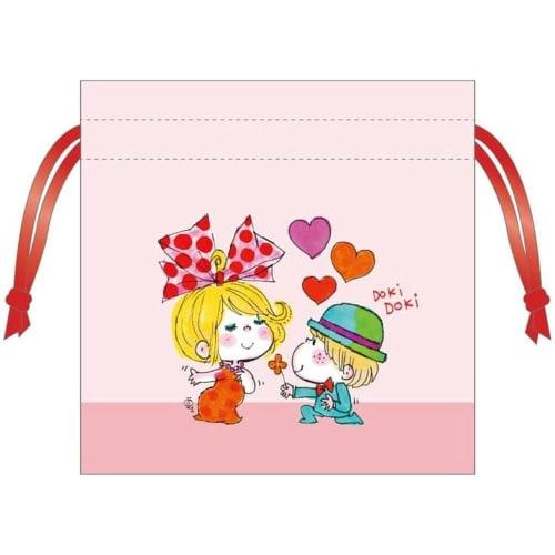 

T S FACTORY Drawstring Bag by Ado Mizumori, Ribbon Flat Drawstring Bag