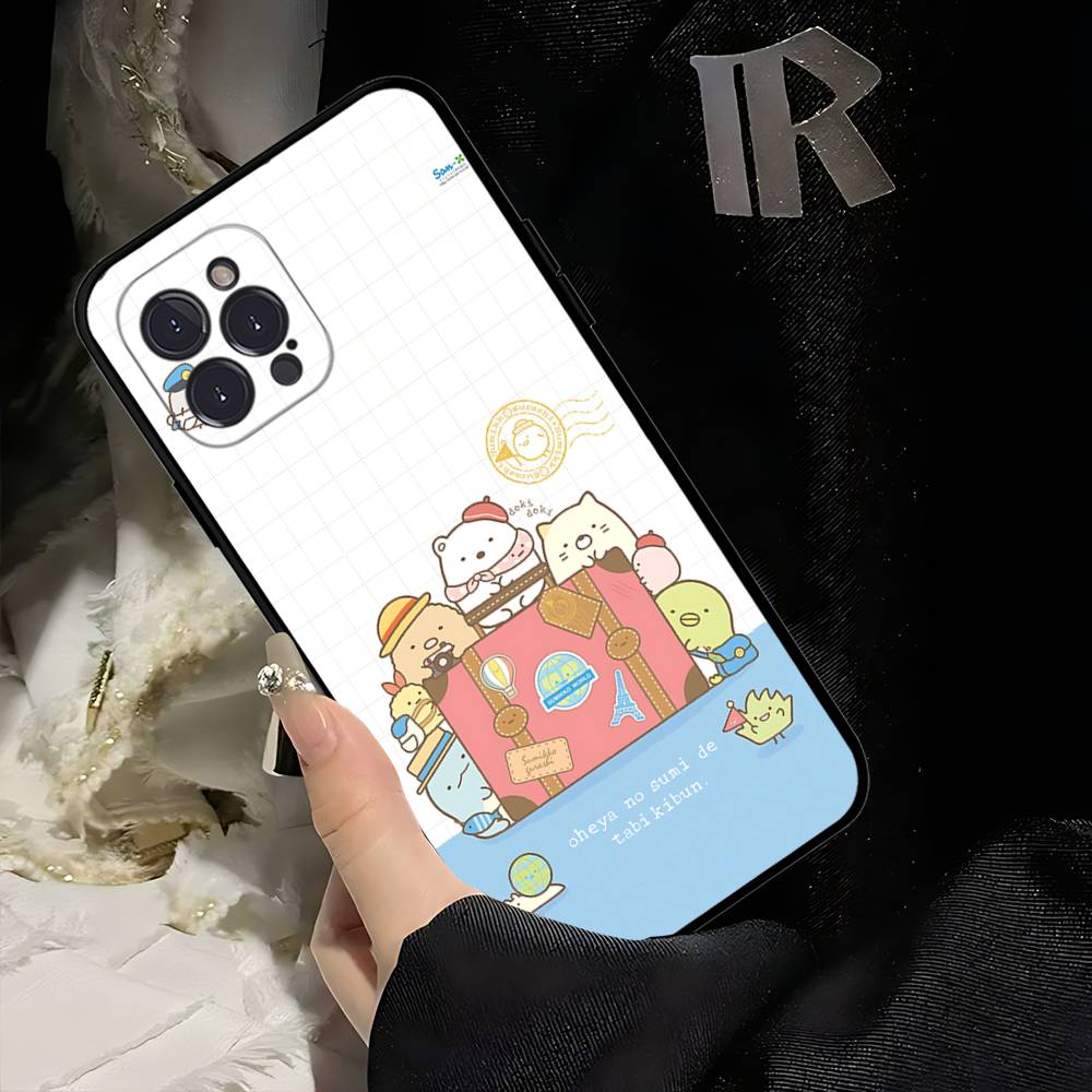 Cartoon S-sumikko Gurashi Phone Case For Iphone 17 16 15 16e 14 13 12 11 Pro Max Plus Case Cover Coque