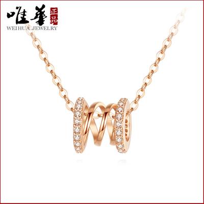 Small Waist Spring Pendant Necklace Female Design High-End Jewelry Wind Necklace