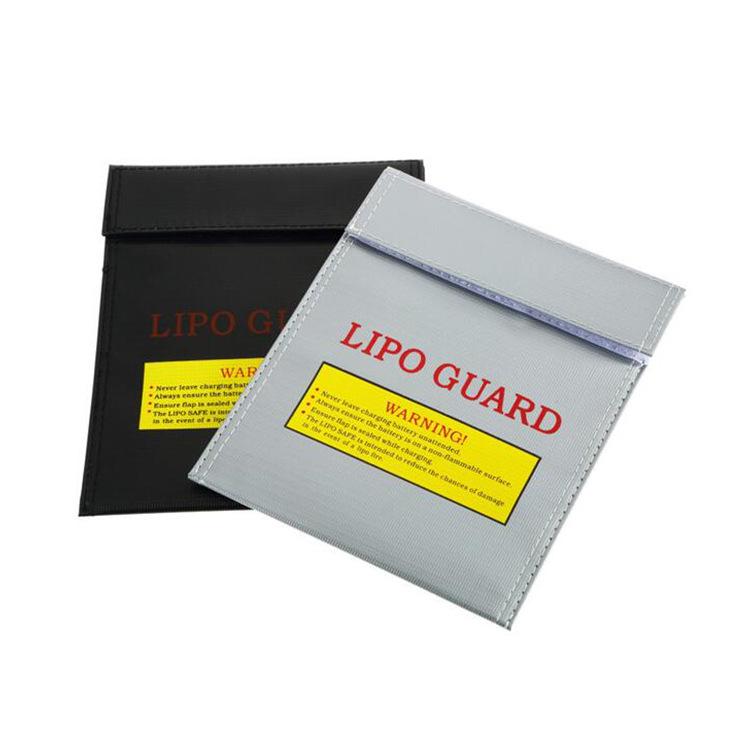 Large Flame-Retardant Fireproof Bag for Lithium Battery Charging Protection, 230x300mm