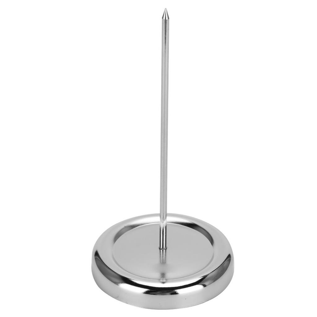 Stainless Steel Straight Rod Paper Memo Holder Check Spindle Bill Fork Receipt Invoice Stick