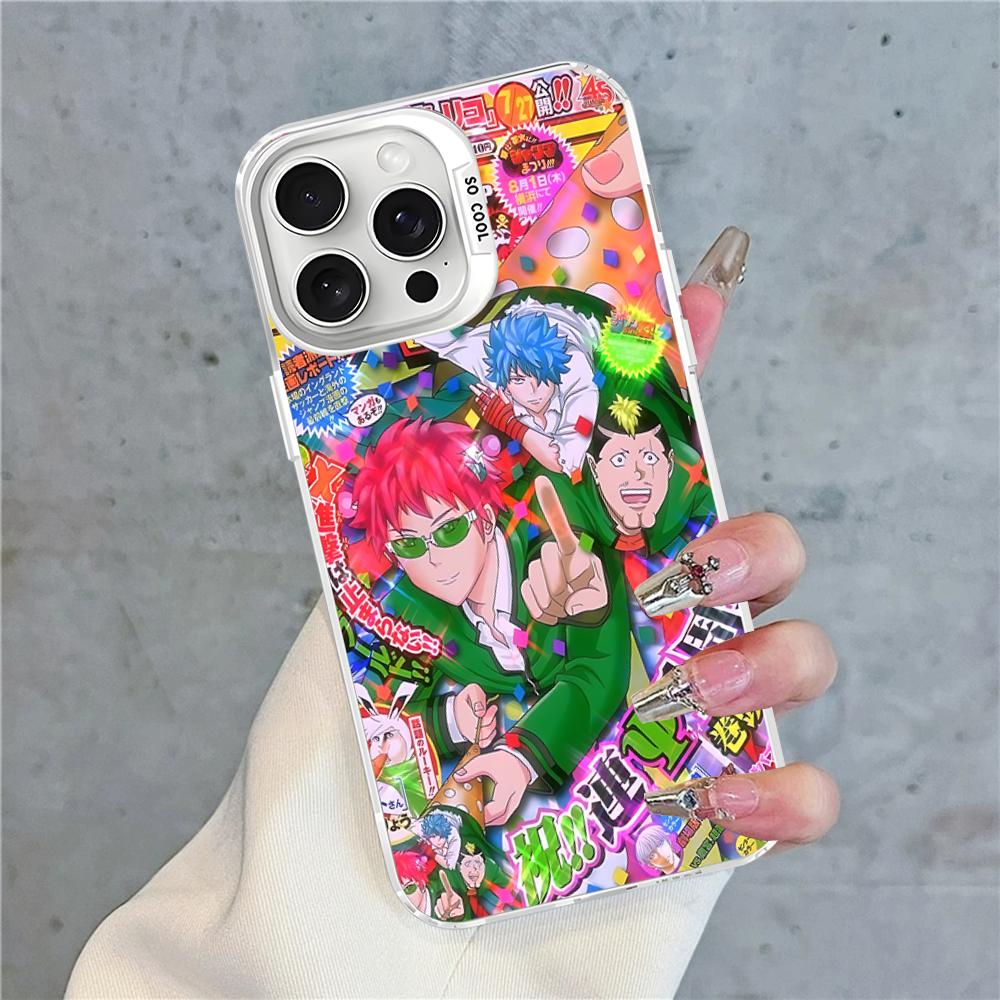 Saiki Kusuo No Psi Nan Phone Case For IPhone 16 15 14 13 12 11 Pro Max X XR XSMAX 8 7 Plus Matte Shockproof Back Cover
