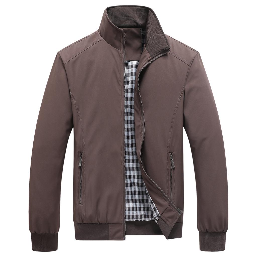 Men Spring Autumn Plus Size Jacket Casual Sport Windbreaker