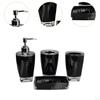 4 Piece Soap Dispenser, Toothbrush Holder, Apartment Essentials, Premium Modern Bathroom Accessory