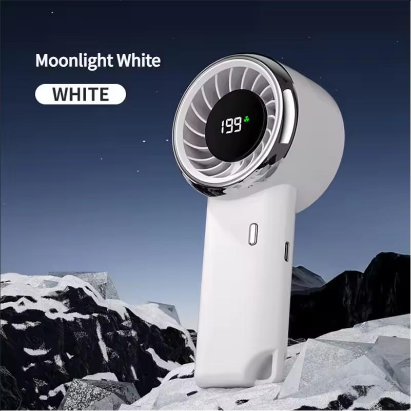 Xiaomi 2026 NEW MEET SUN 199 Speed Portable Handheld Fan Battery Operated Cooling Fan Adjustable Small Desktop Fan With Digital Display