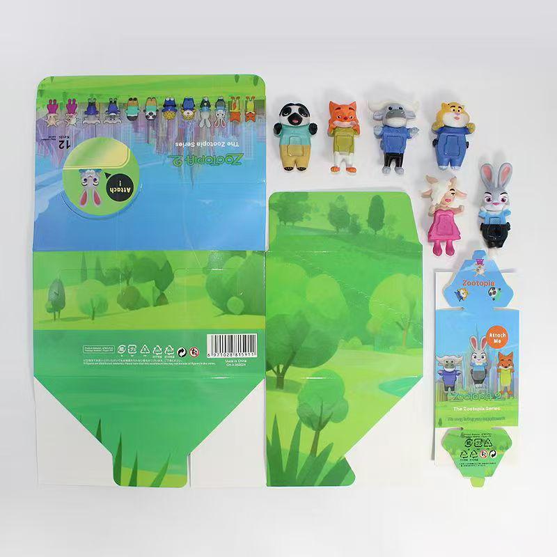 New Zootopia 2 Anime Movies Popular Merchandise Blind Box Official Judy Hopps Nick Wilde Vinyl Figure Collectible Toy