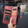 Wallet Case Galaxy Z Fold 8/7/6/5/4 S26U Retro Card Slot Zipper Flip Leather Cover Business Style