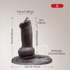3size Soft Animals Dildo Penis Extender Enlargement Sleeve Reusable Condoms for Men Sex Toys Dick Delay Ejaculation Cock Ring18+