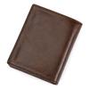 Soft Cowskin Leather Wallet Genuine Leather Short Purse For Men Male Befold Card Holder Cash Purse Coin Purses Business Wallets