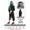 Halloween Costume Adult Star Wars White Knight Dress Black Robe Anime Lightsaber Movie Costume Male