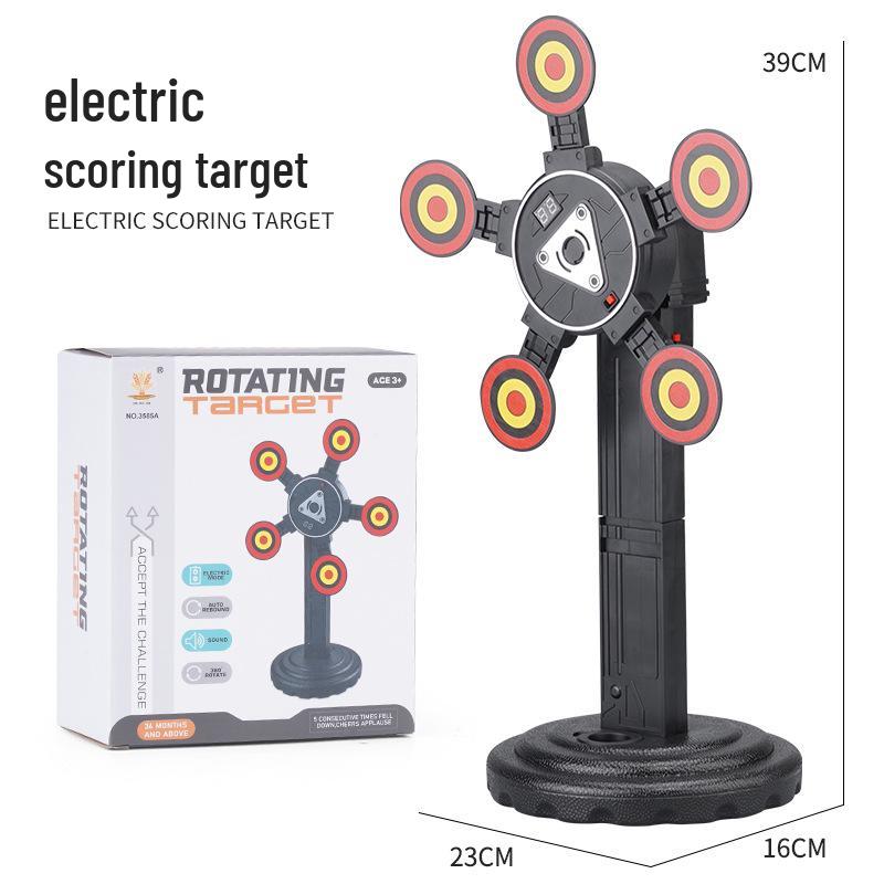 Net Auto-Reset Electronic Human-Shaped Scoring Target for Practice