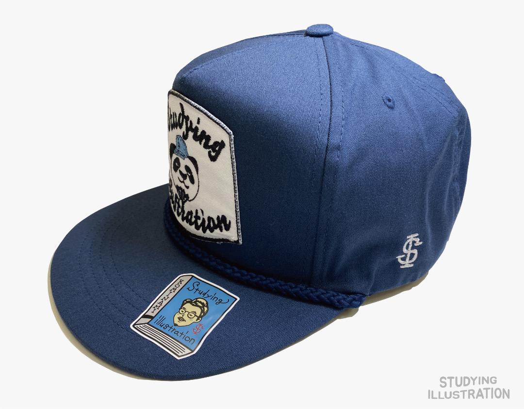 

[USED] Studying Illustration Panda Work Cap Navy