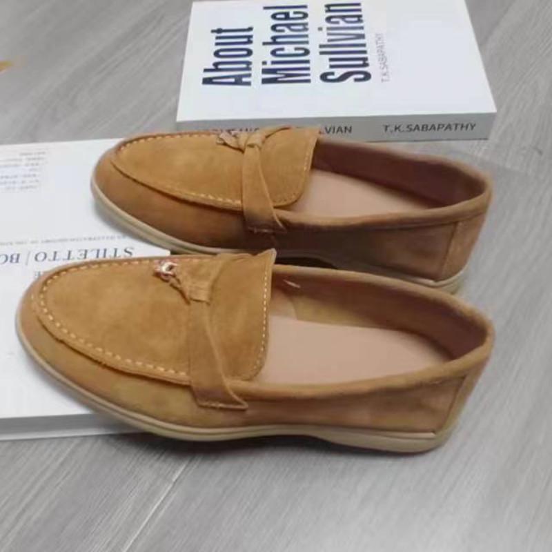 Women's Suede Loafers: Spring To Autumn Slip-on Flats In Plus Sizes