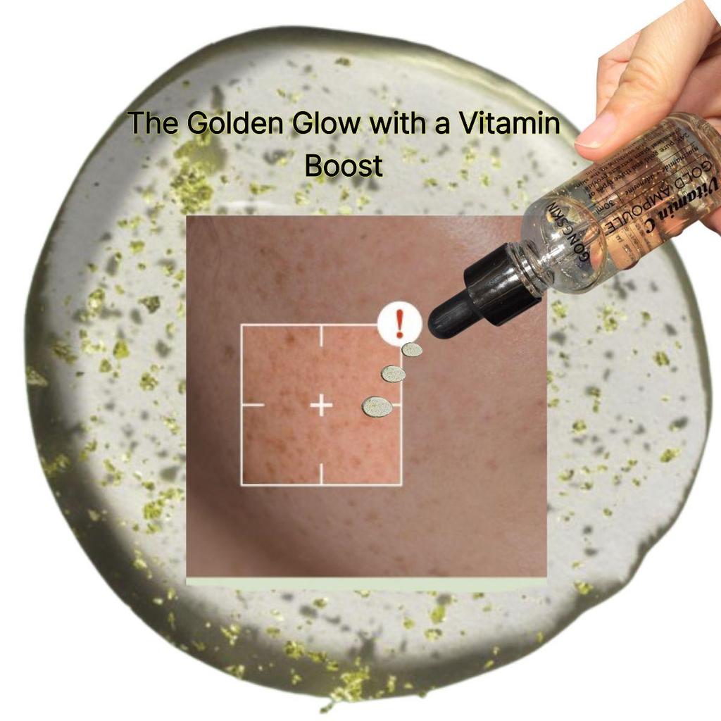 Vitamin C Gold Vitality Ampoule 30ml / Brightening Glow & Intensive Elasticity K-Beauty