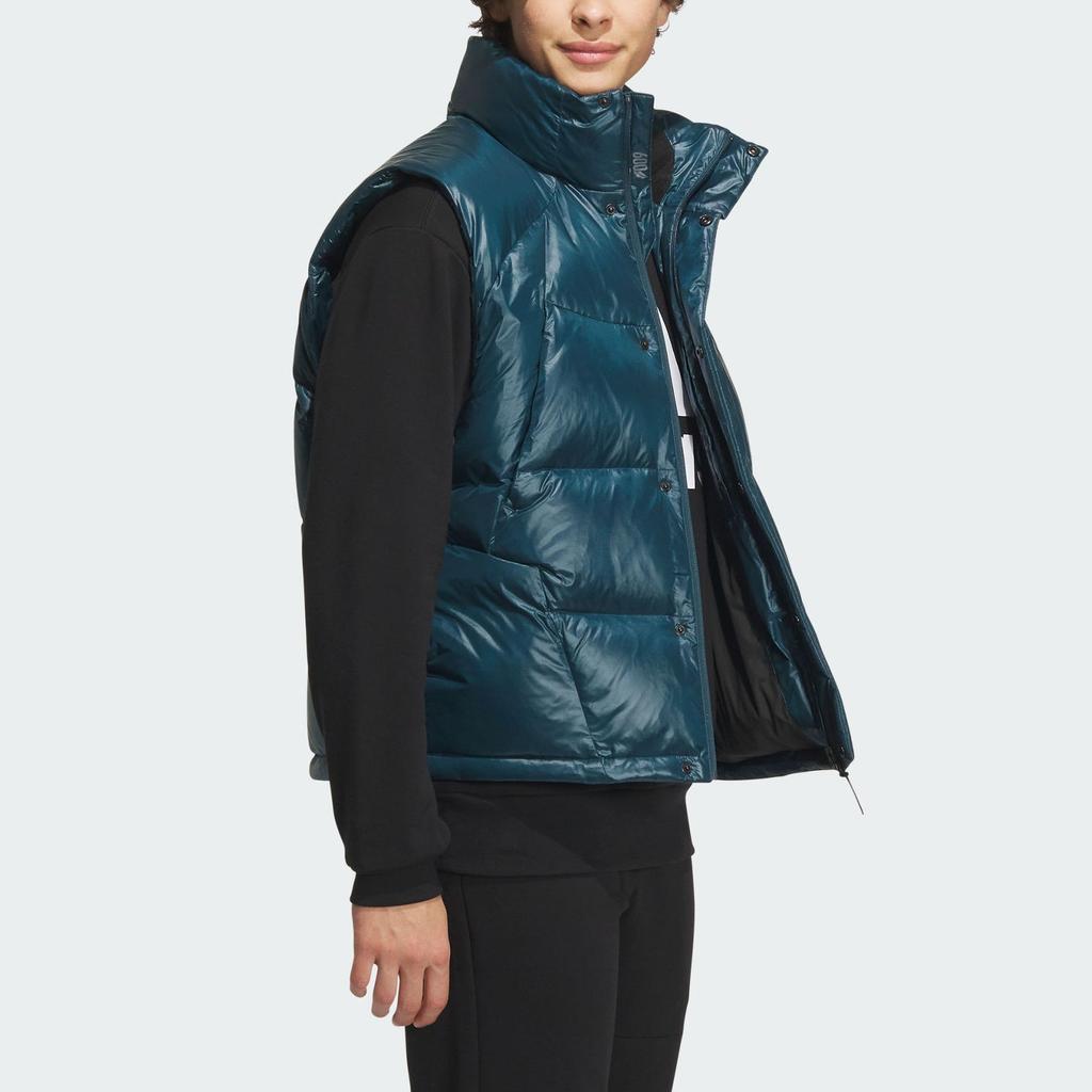 Adidas 600 Fill Outdoor Sports Casual Stand Collar Vest Men Vests Dark-Blue IL8913