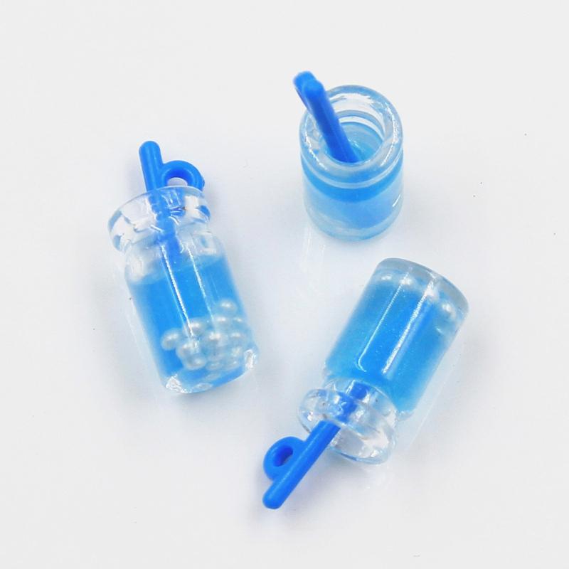 10Pcs Charms Pearl Soda Milk Tea Pendants Crafts Making Findings Handmade Jewelry Diy Earrings Necklace