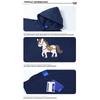 Wassup Year of the Horse Themed National Trend Heavy Fleece Sweatshirt for Men, Autumn and Winter Loose Casual Couple Hooded Top Jacket