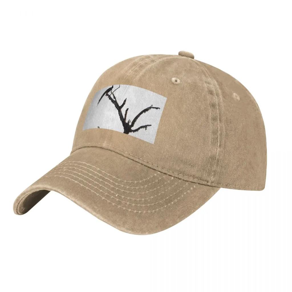Peacock Baseball Caps Vintage Denim Washed Headwear Unisex Style Outdoor Running Hats