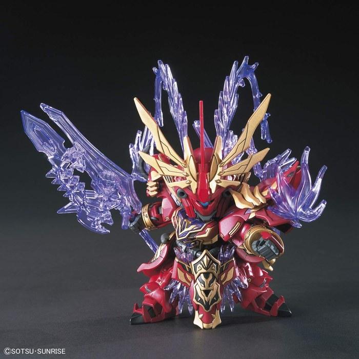 Bandai SPIRITS SD Gundam Sangokuden Lu Bu Sinanju & Red Hare Model Kit BAS5057610 Red